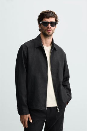 LINEN OVERSHIRT - Image 2