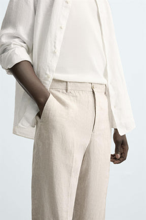 100% LINEN TROUSERS - Image 5