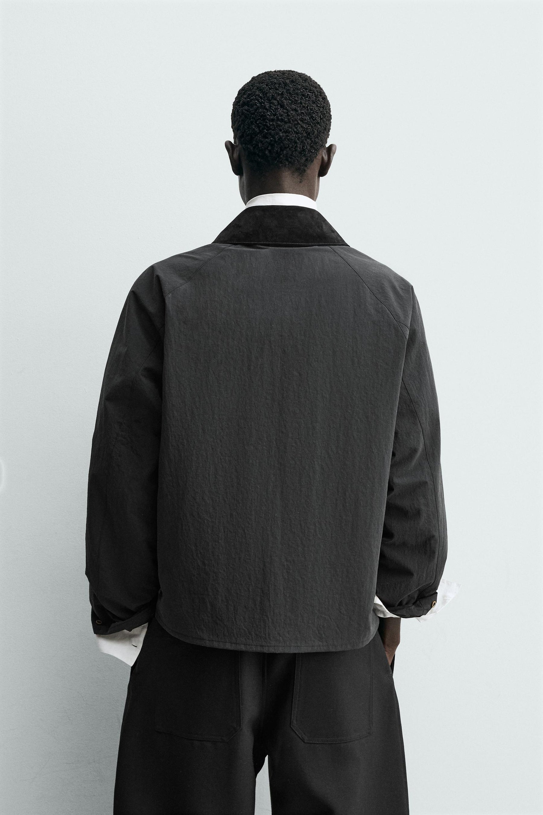 Textured Collar Jacket