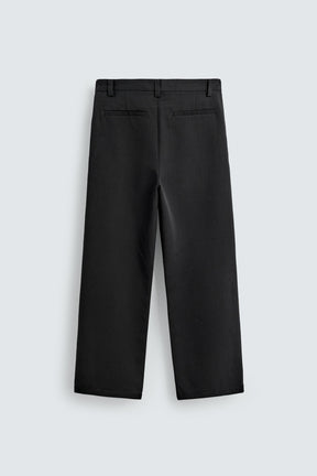 Wide Pleated Trousers