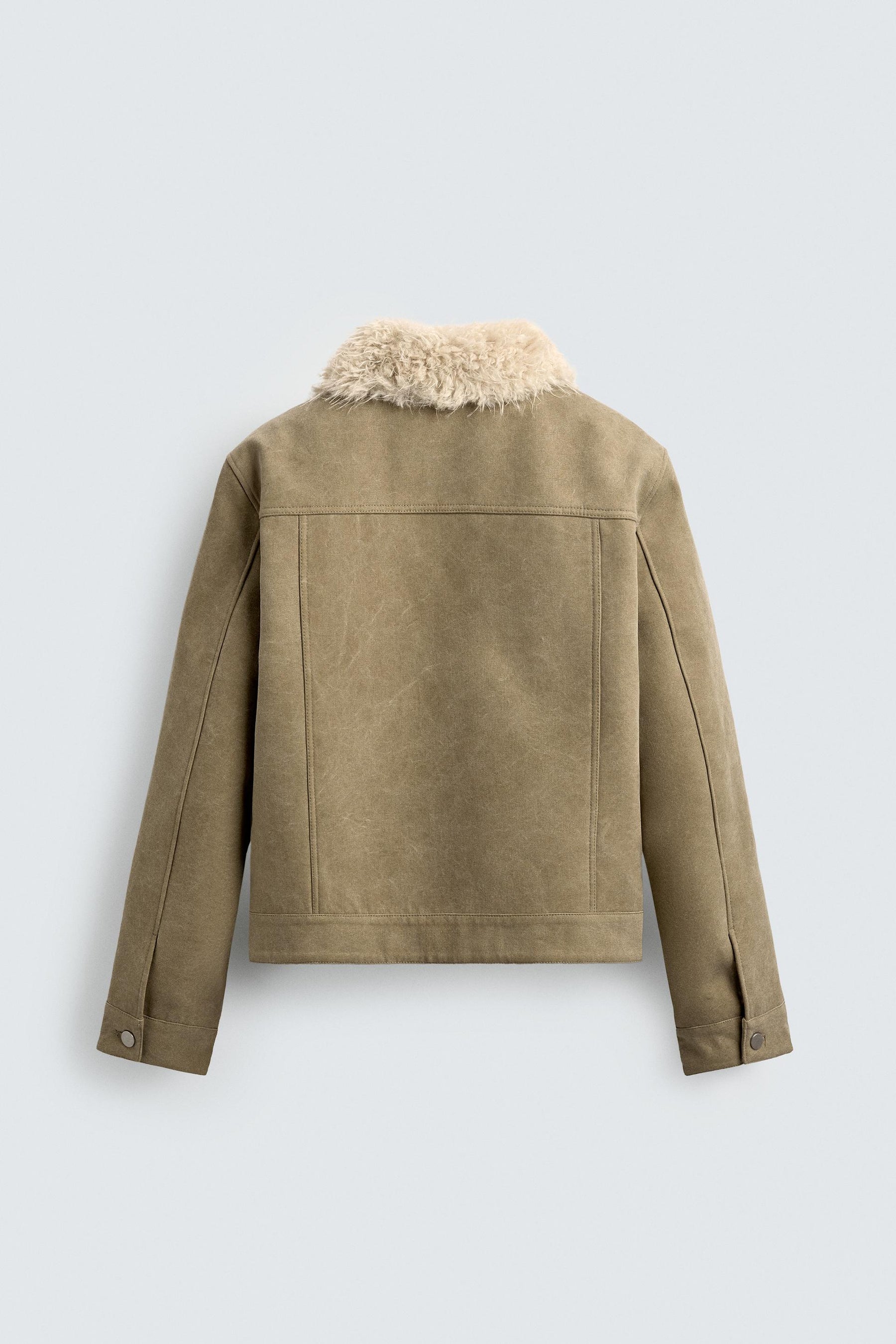 Faux Fur Cotton Jacket