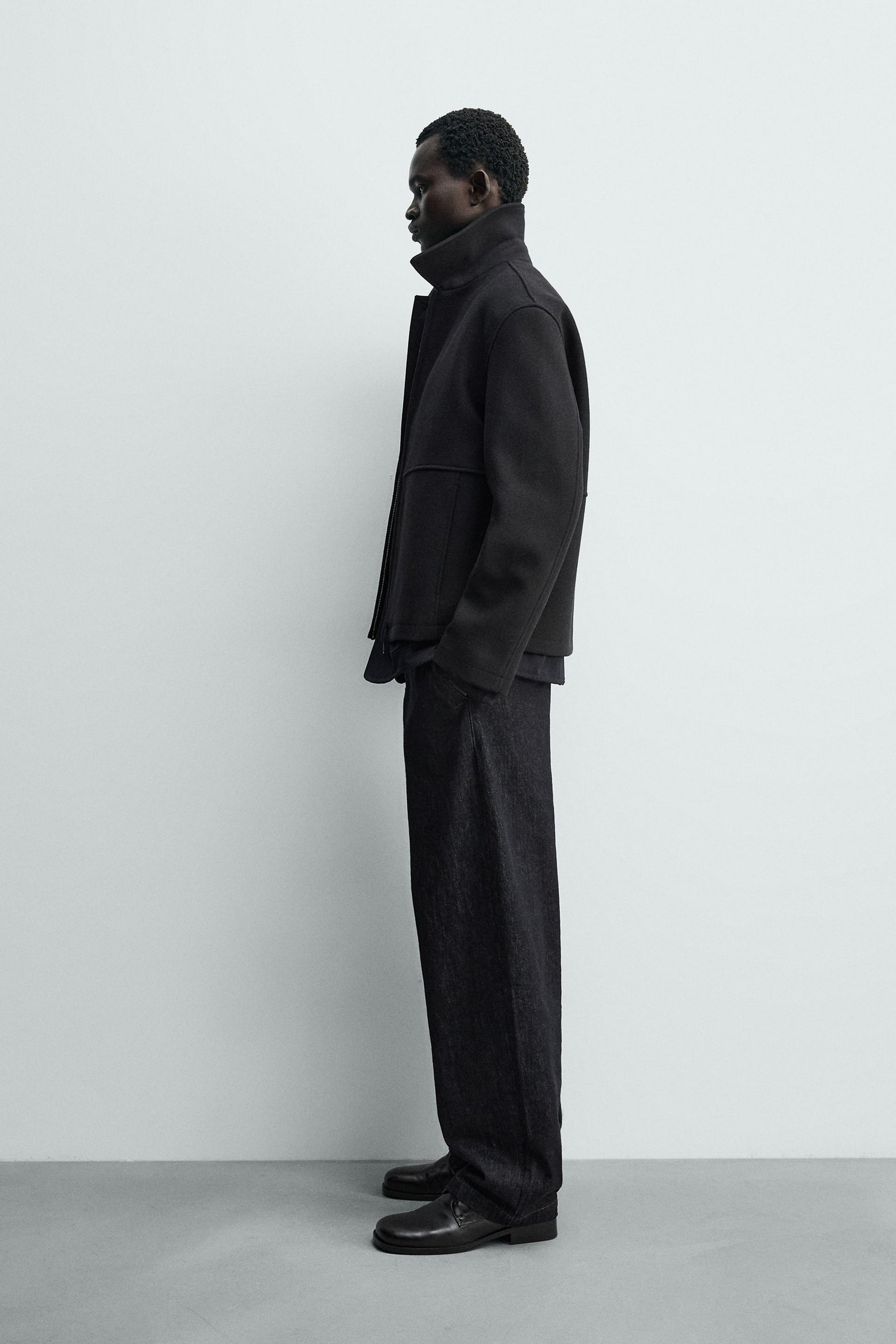 Herringbone Zip Jacket