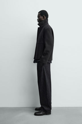 Herringbone Zip Jacket