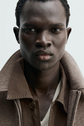 Herringbone Zip Jacket