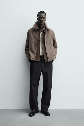 Herringbone Zip Jacket