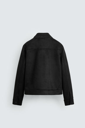 Faux Suede Jacket
