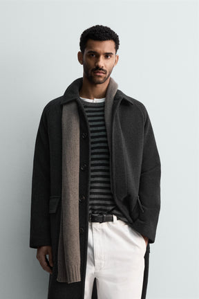 WOOL COAT WITH POCKETS - Image 2