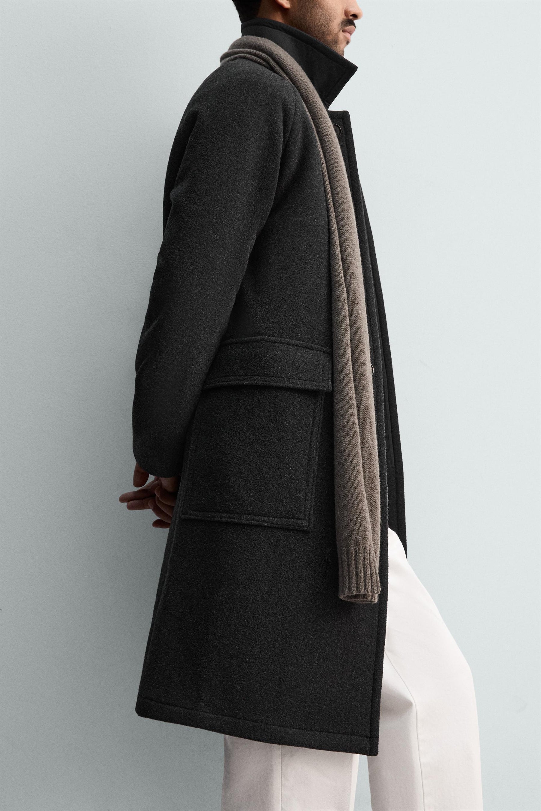 WOOL COAT WITH POCKETS - Image 7