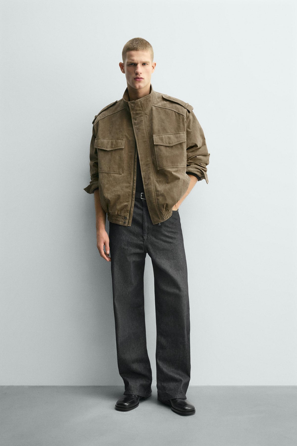 Suede Leather Jacket