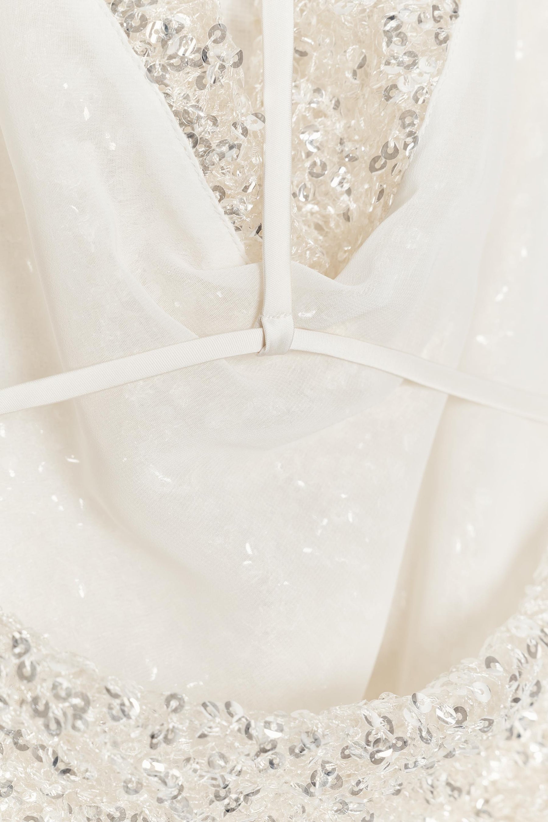 Pailletten-Haltertop