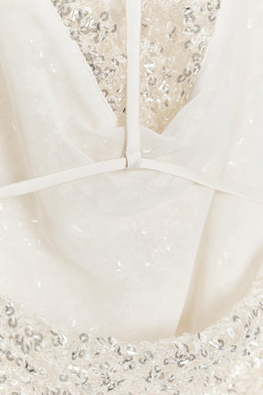 Pailletten-Haltertop