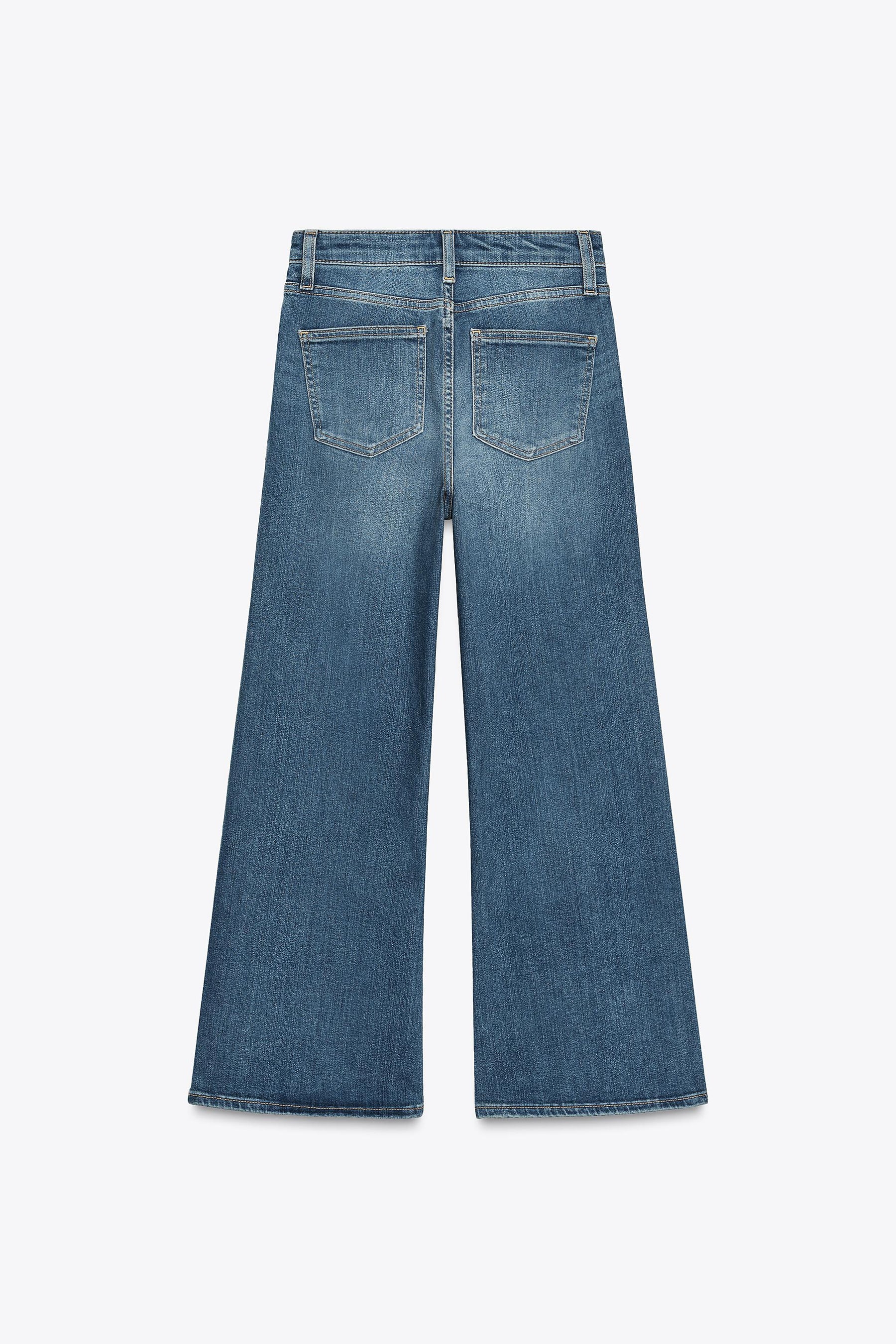 Weit geschnittene High-Waist-Jeans