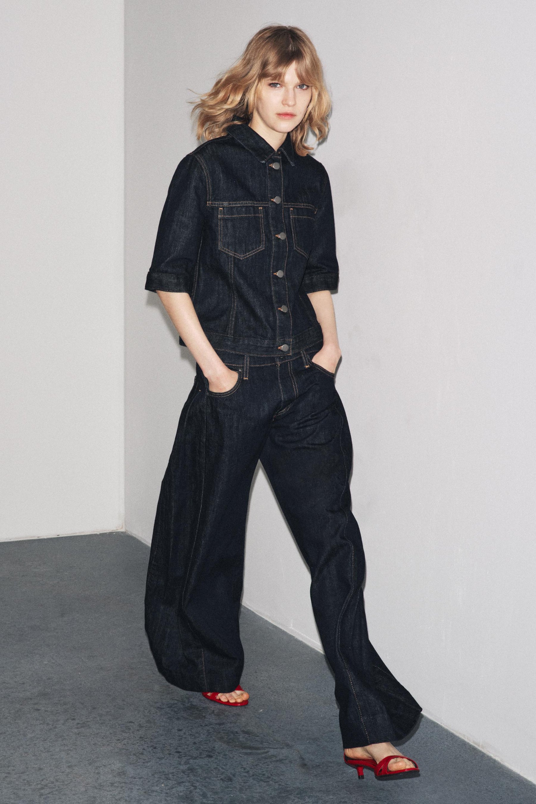 Jeanshemd mit Taschen