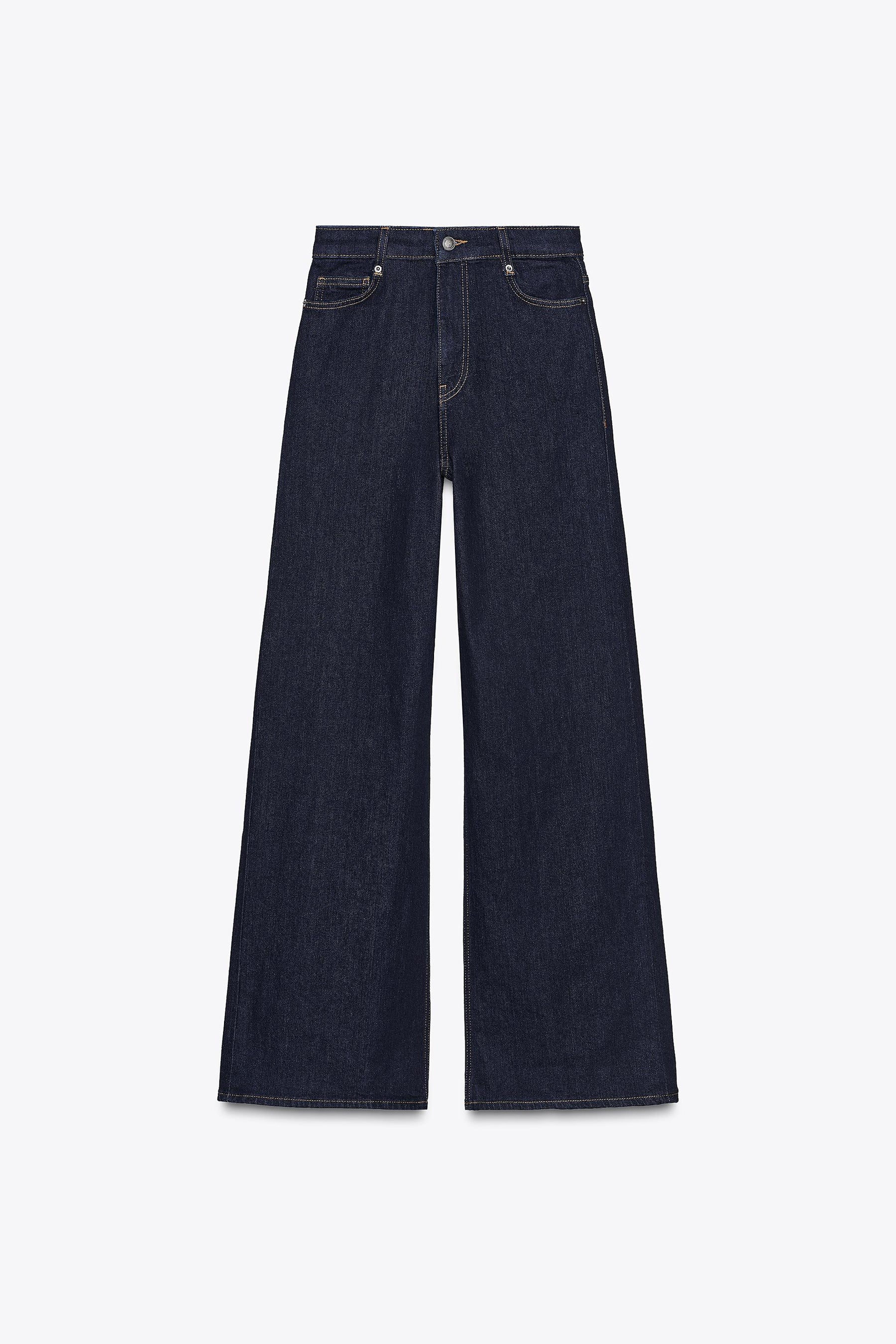 Weit geschnittene High-Waist-Jeans