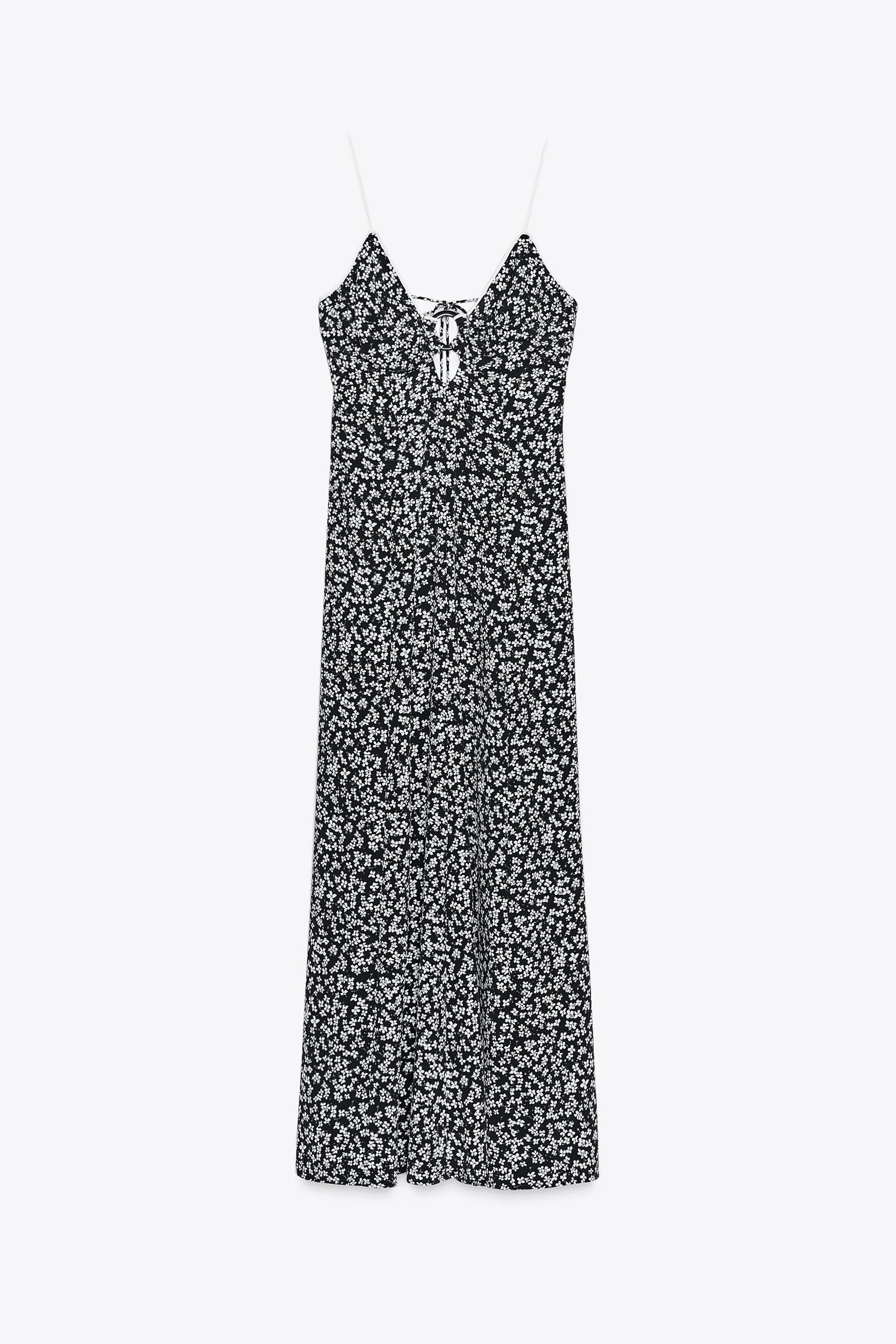 FLORAL PRINT MIDI DRESS - Image 8