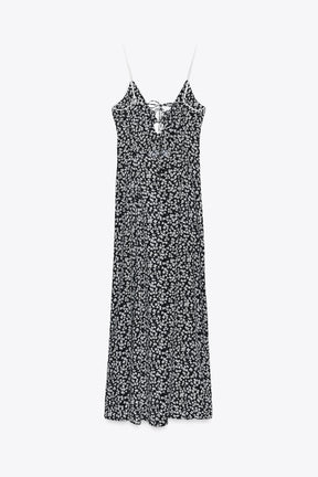 FLORAL PRINT MIDI DRESS - Image 9