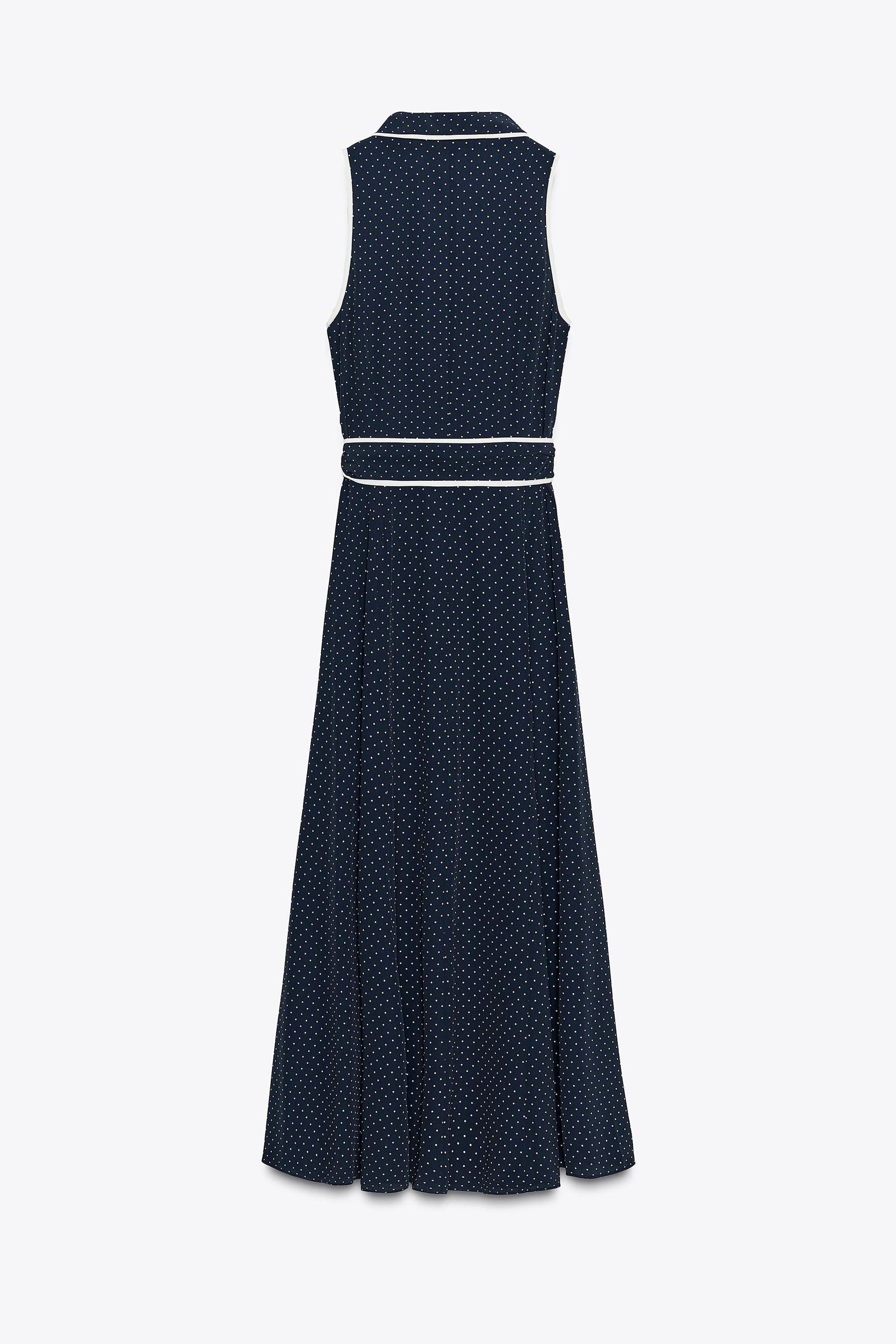 POLKA DOT MIDI DRESS - Image 5