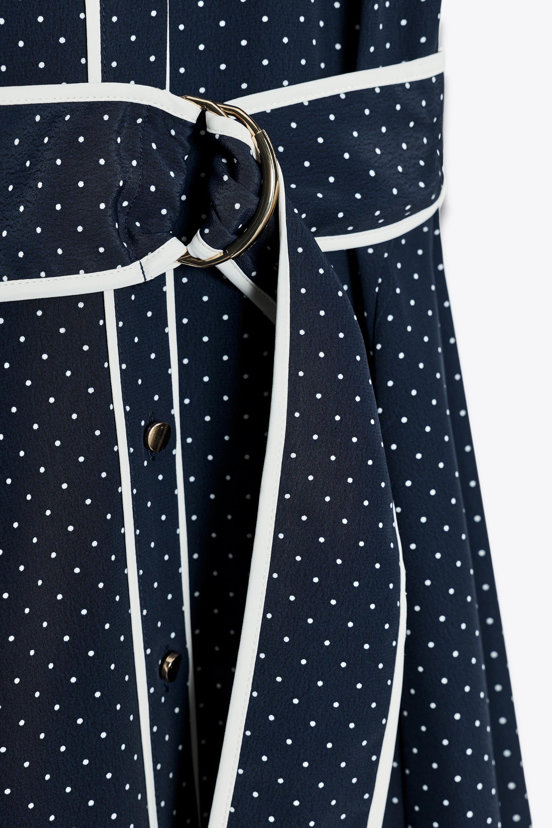 POLKA DOT MIDI DRESS - Image 6