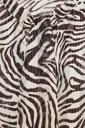 Bluse mit Tiermuster