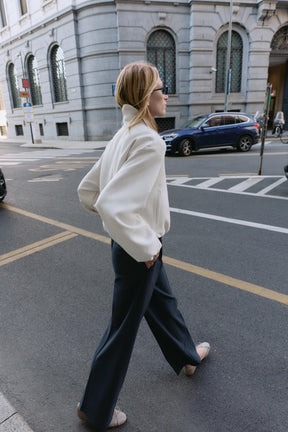 PUFF-SLEEVE BOMBER JACKET - Image 4