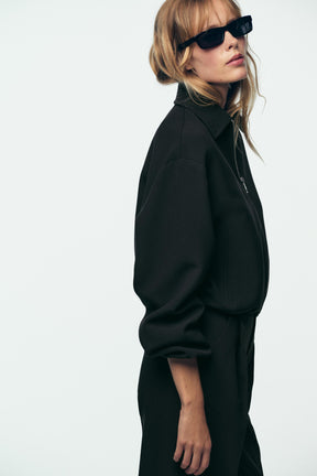 PUFF-SLEEVE BOMBER JACKET - Image 5