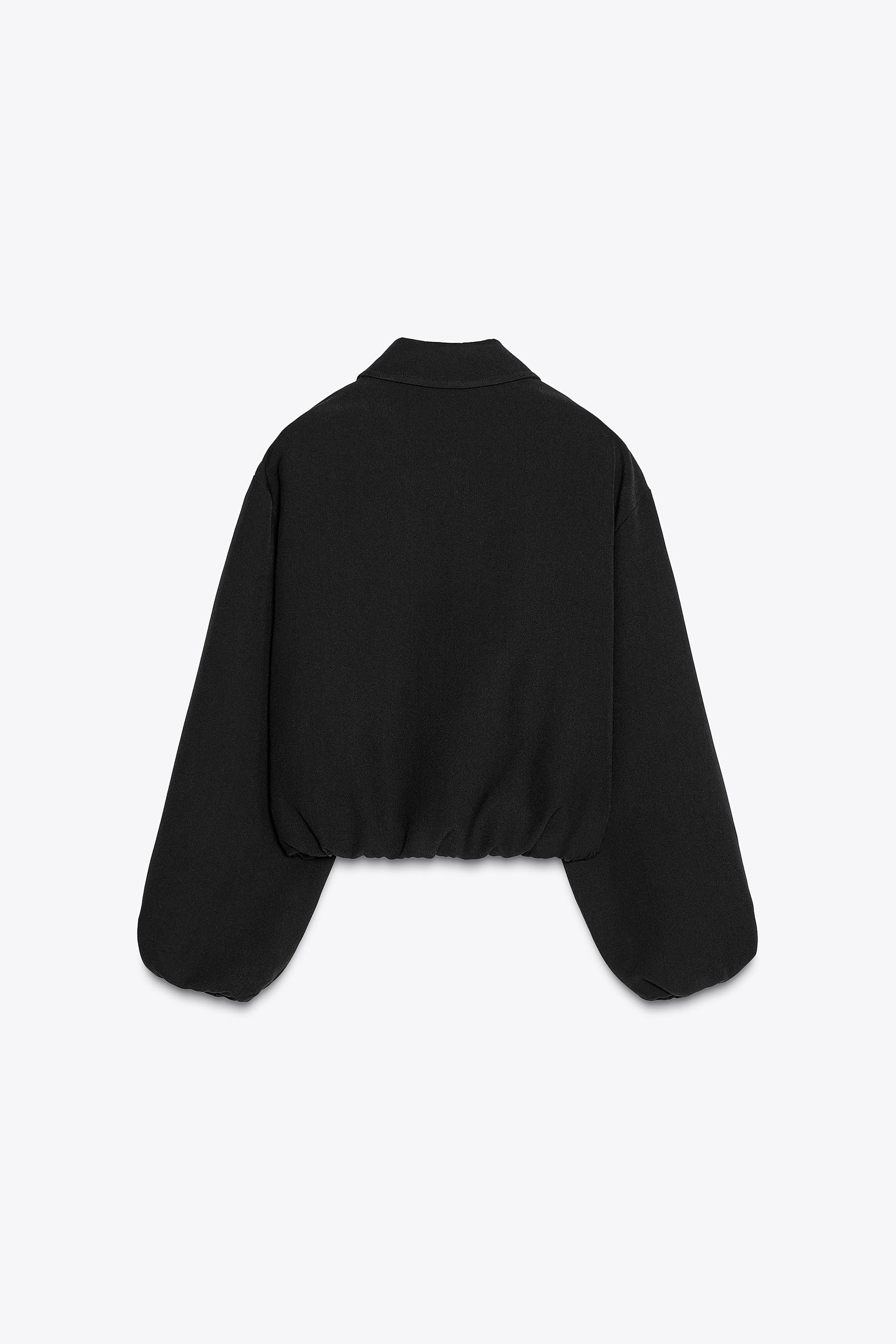 PUFF-SLEEVE BOMBER JACKET - Image 7
