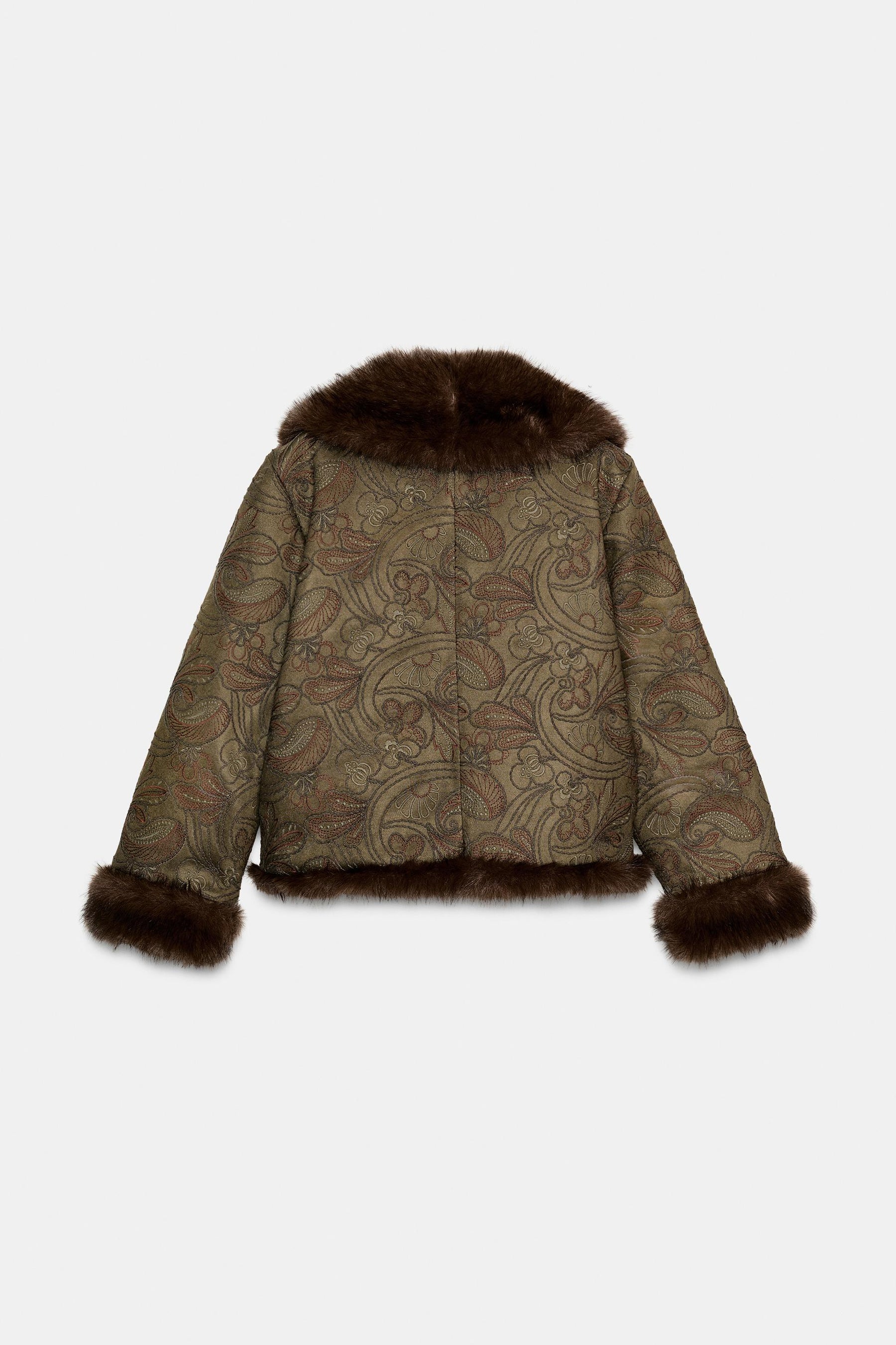 GESTICKTE DOPPELWEITJACKE