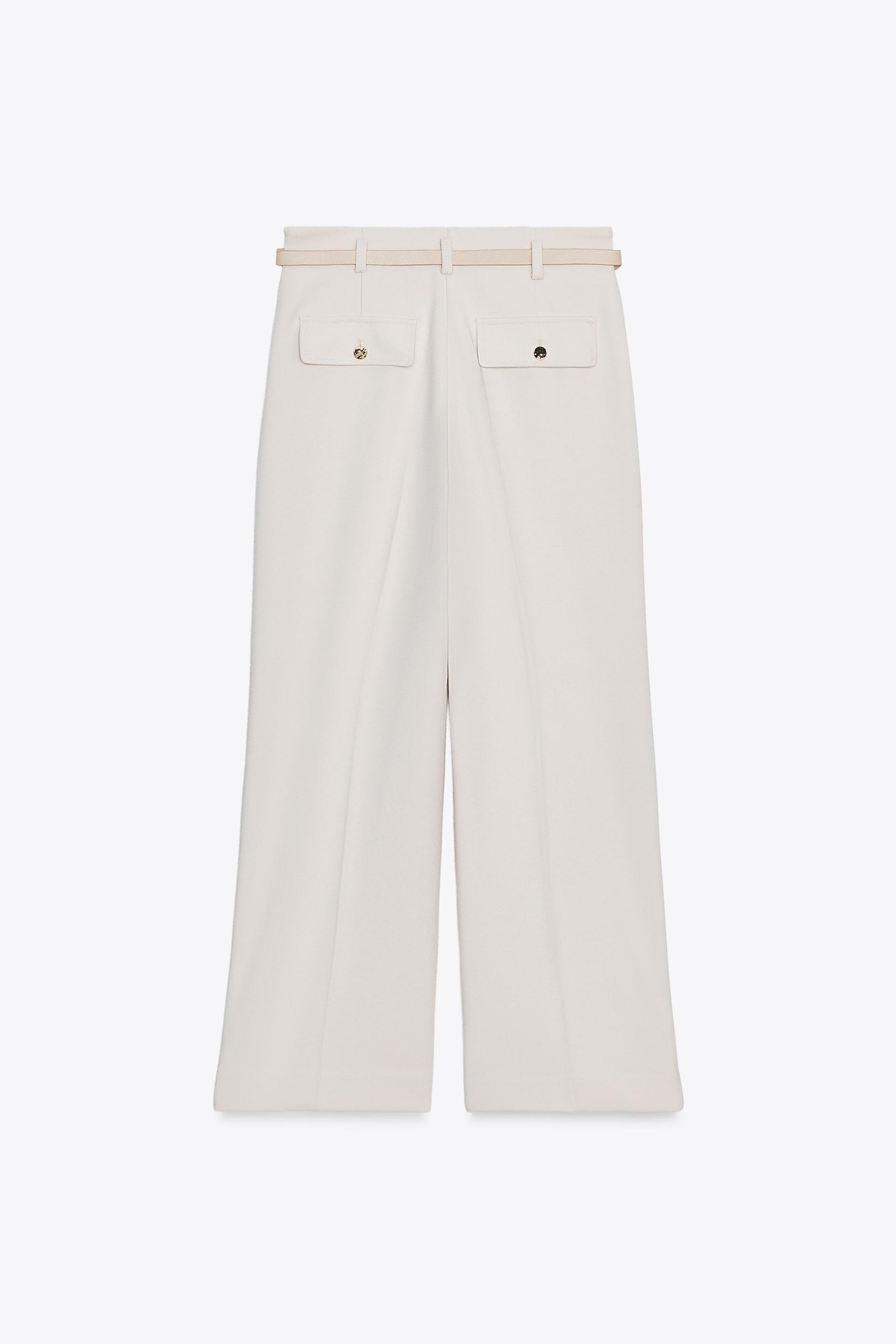 Cropped-Hose mit Kette