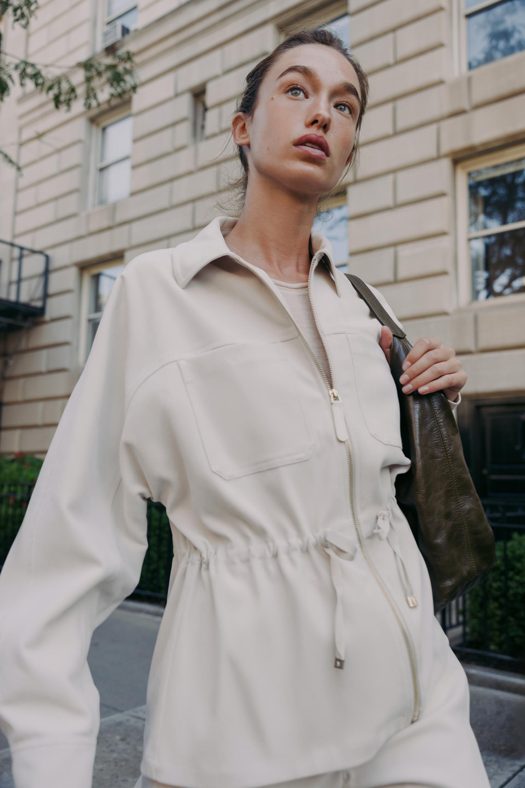 Jacke mit verstellbarem Bund