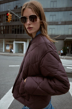 QUILTED JACKET WITH PATCH POCKETS - Image 3