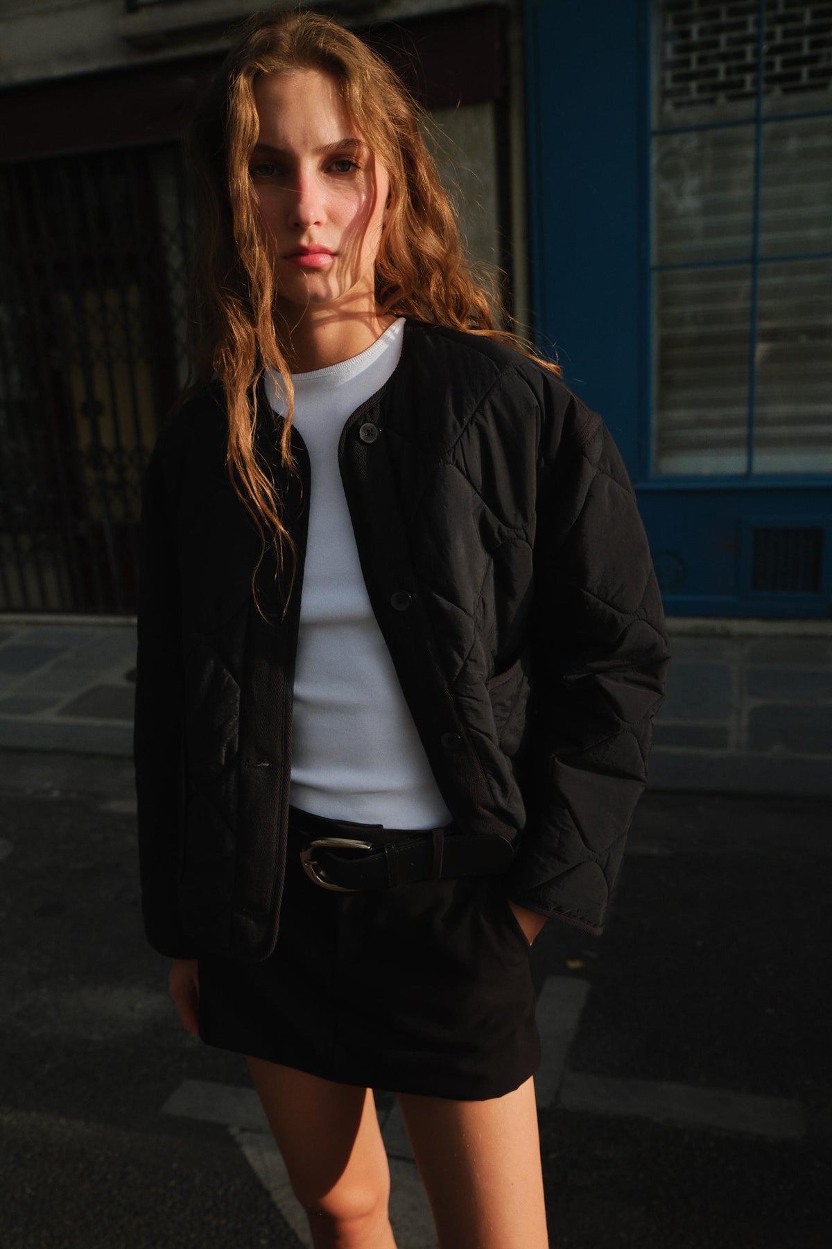 QUILTED JACKET WITH PATCH POCKETS - Image 2