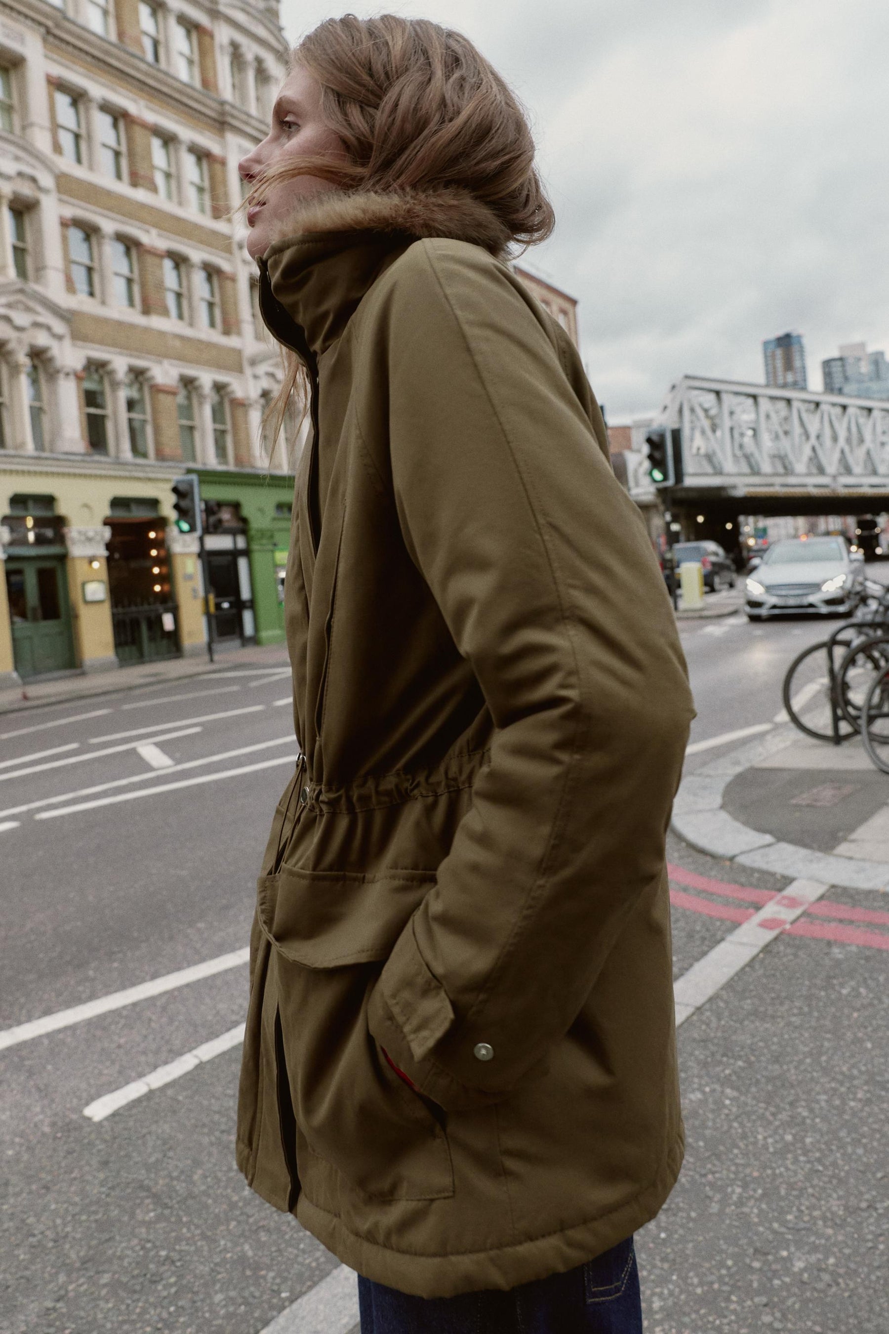PARKA WITH FAUX FUR LINING - Image 4