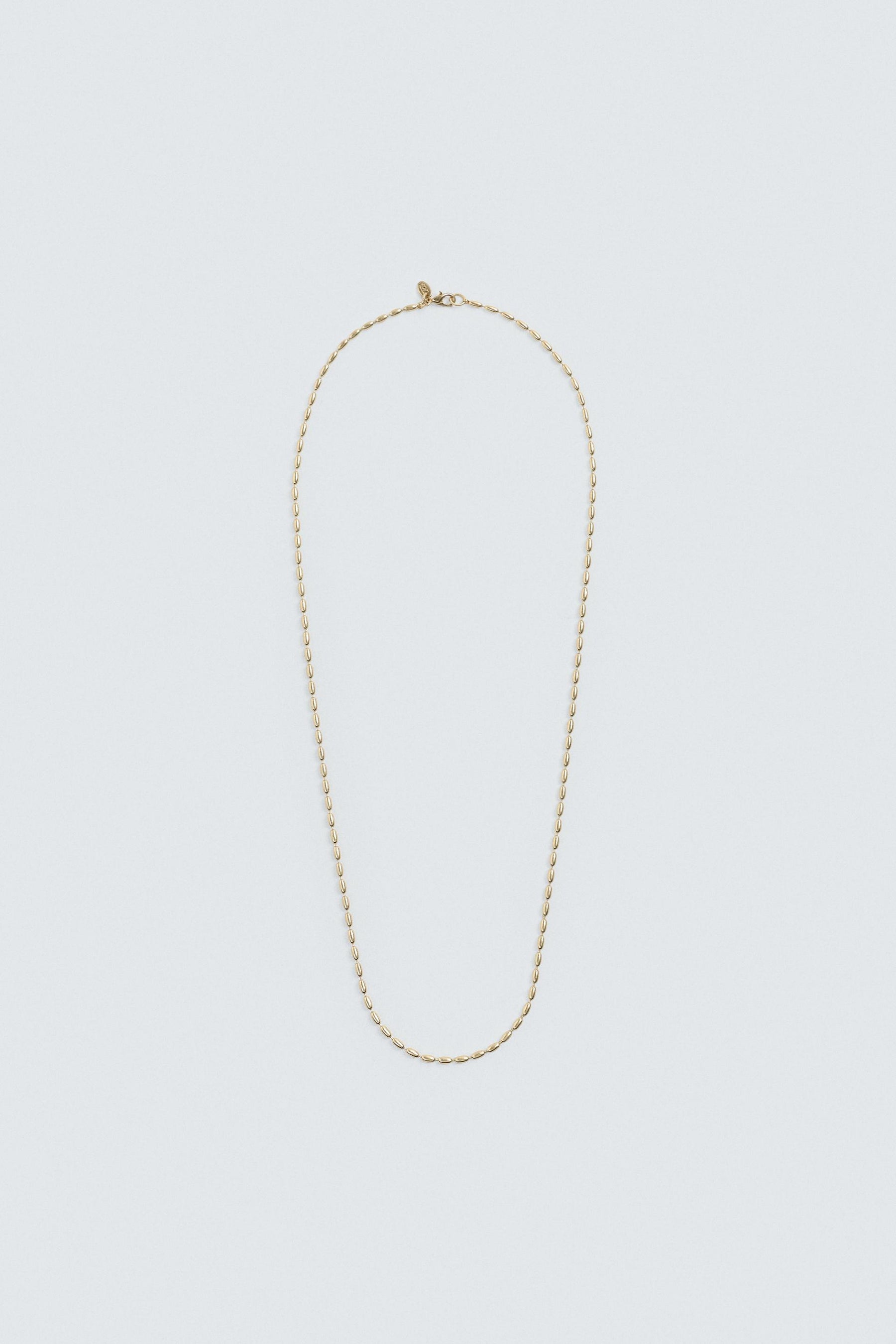 METAL CHAIN LINK NECKLACE - Image 2