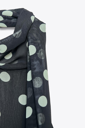 Polka Dot Neckholderbluse