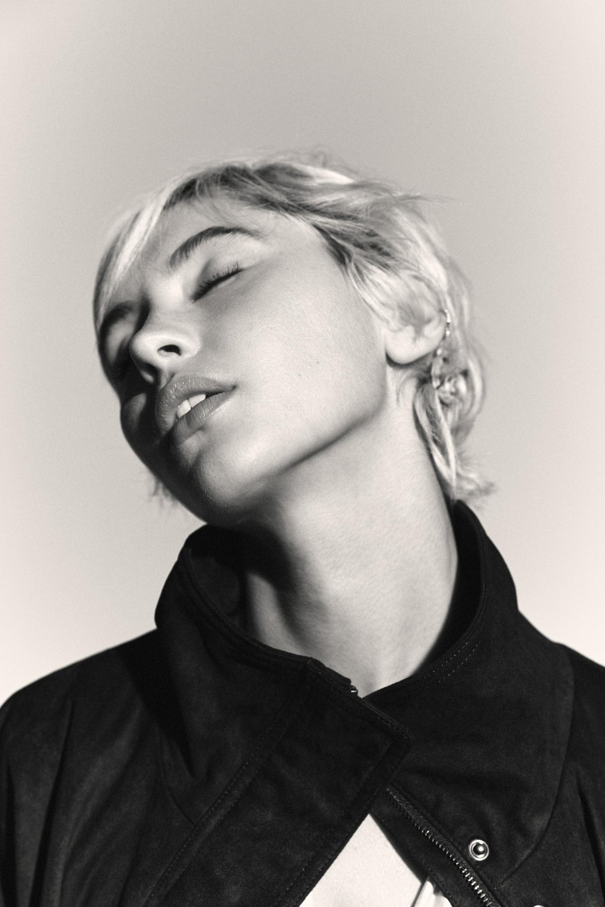 Bomberjacke aus Wildlederimitat