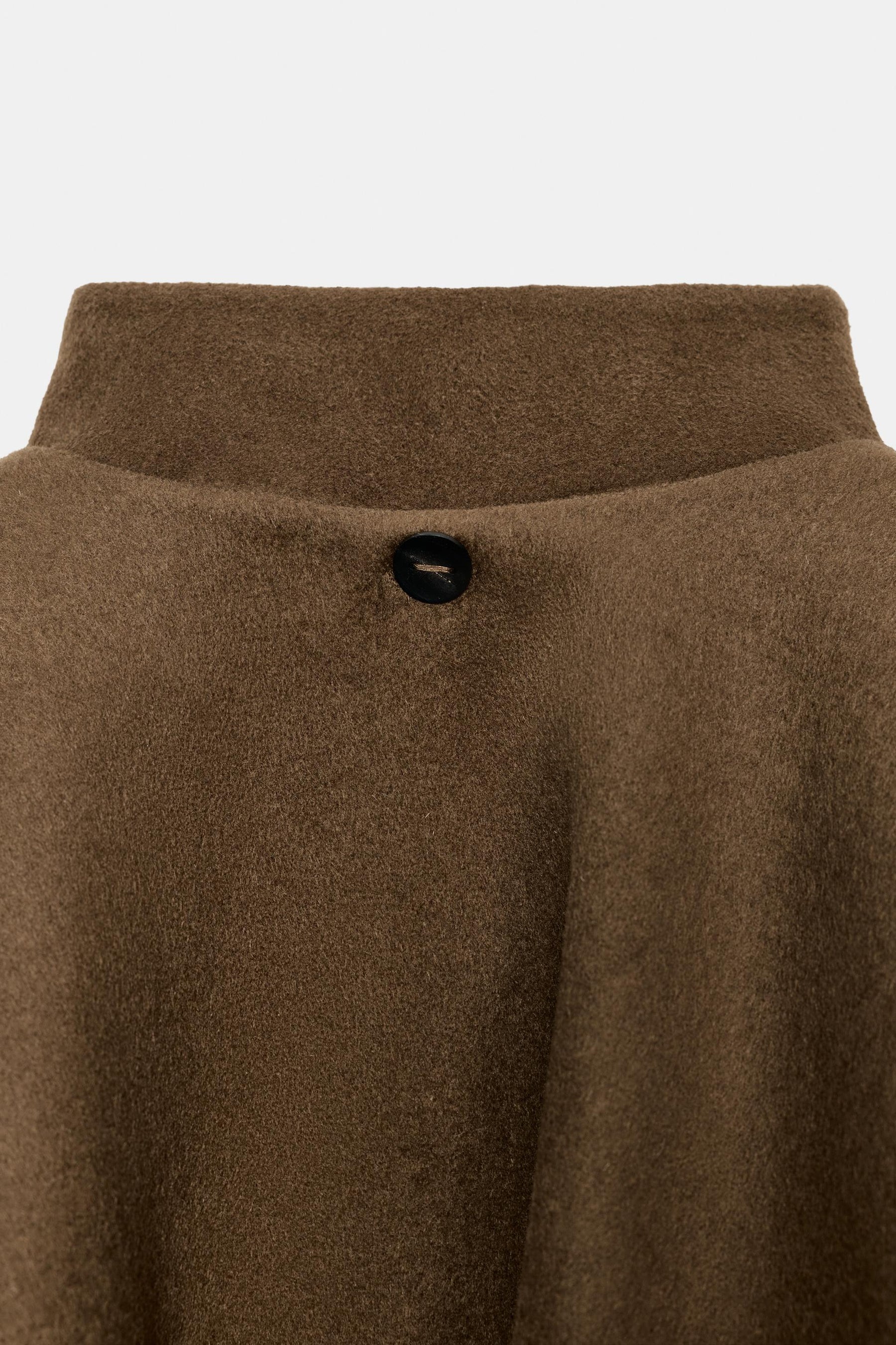 WOOL CAPE COAT ZW COLLECTION - Image 8