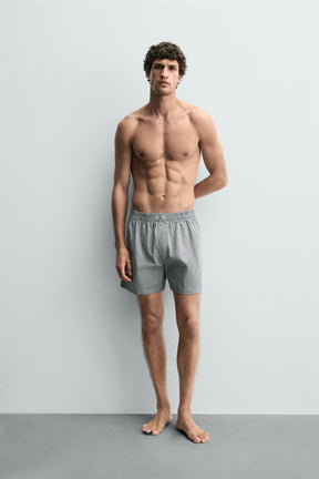 CHECK POPLIN BOXERS HARRY LAMBERT FOR X DISNEY - Image 1