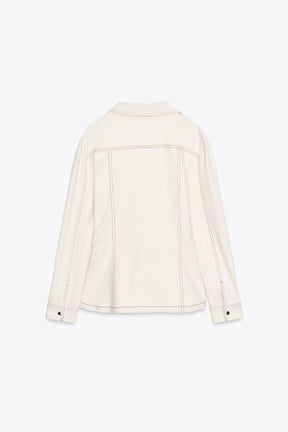 Figurbetontes Jeanshemd