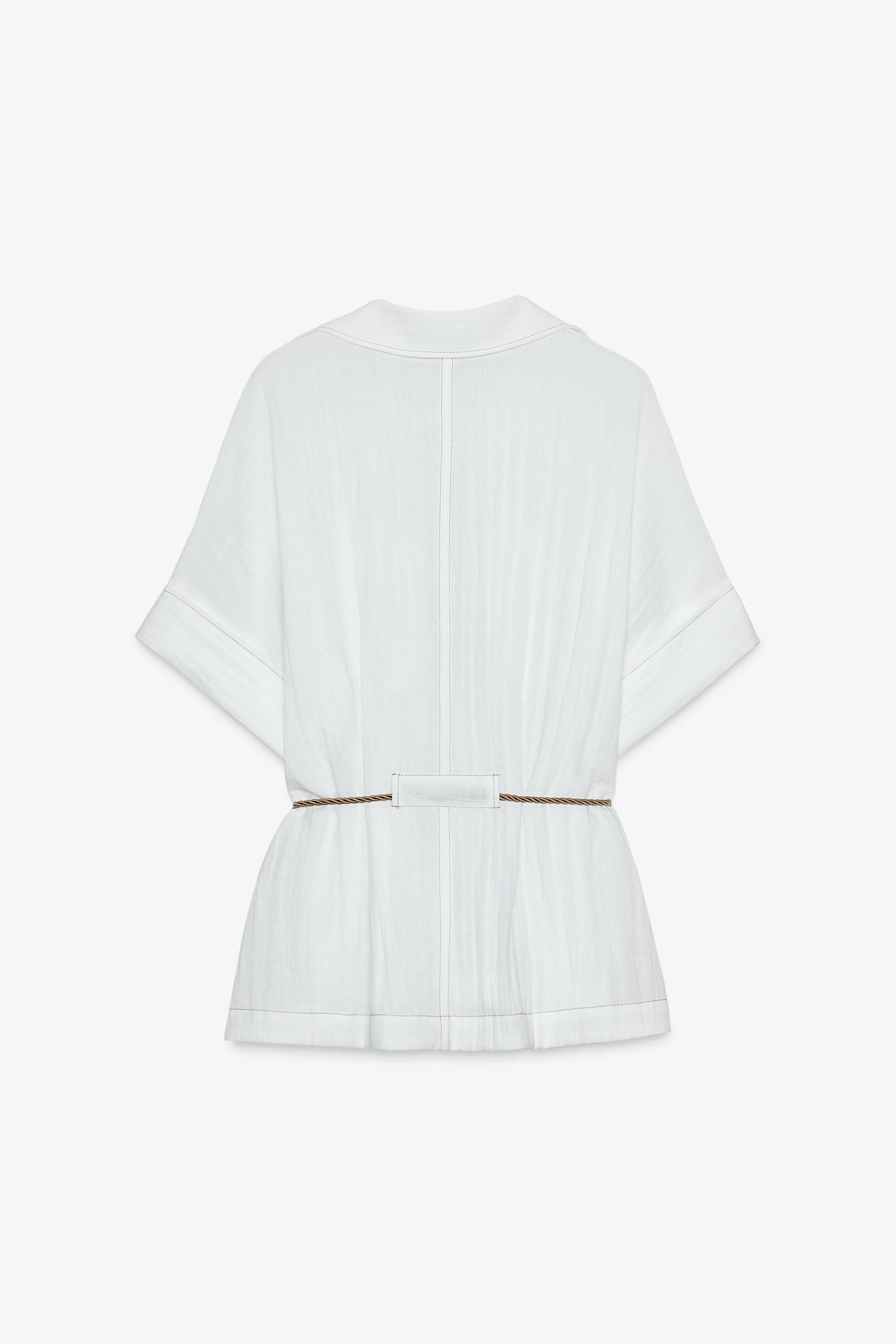 Safarihemd mit Gürtel