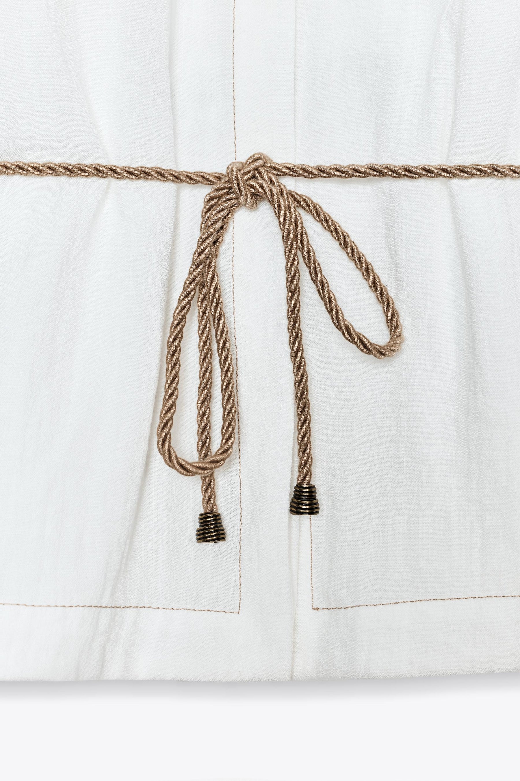 Safarihemd mit Gürtel