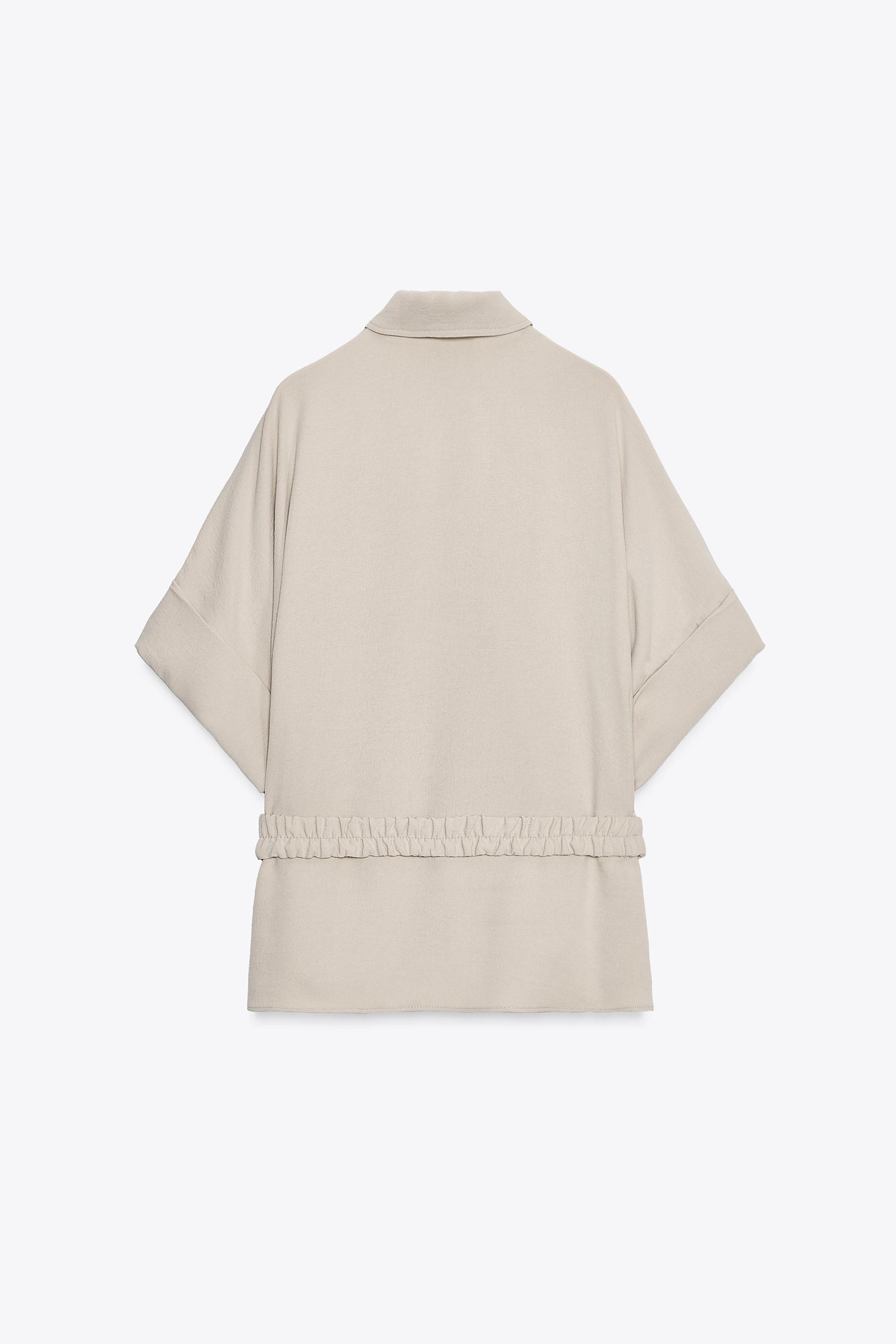 Safarihemd mit Gürtel