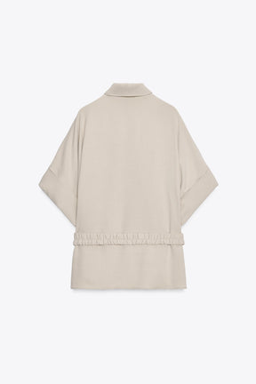 Safarihemd mit Gürtel