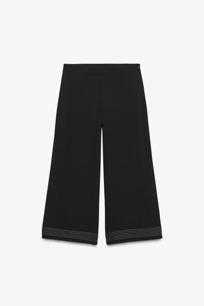 Plissierte Culotte-Hosen