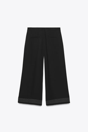Plissierte Culotte-Hosen