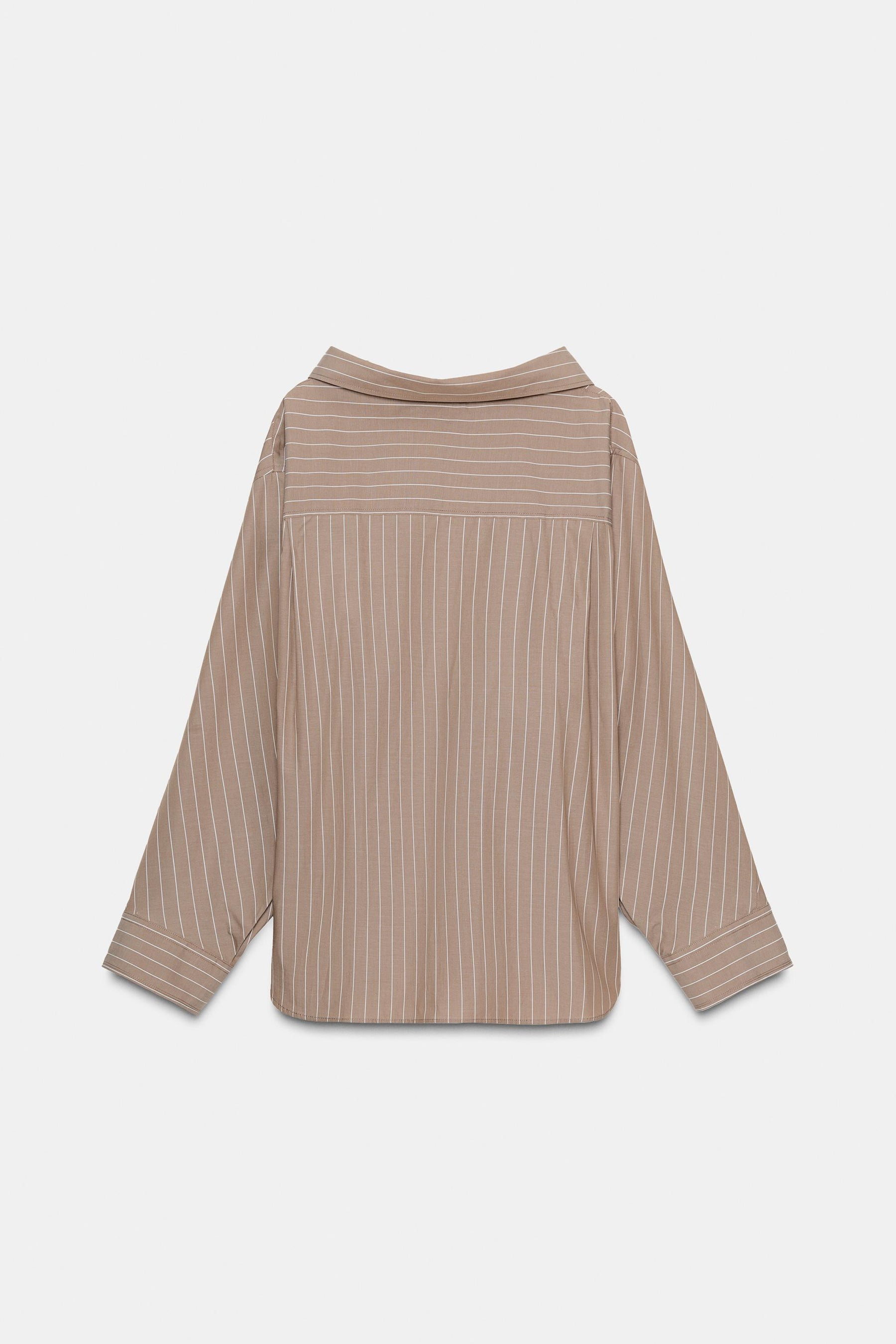 Oversize-Popelinehemd