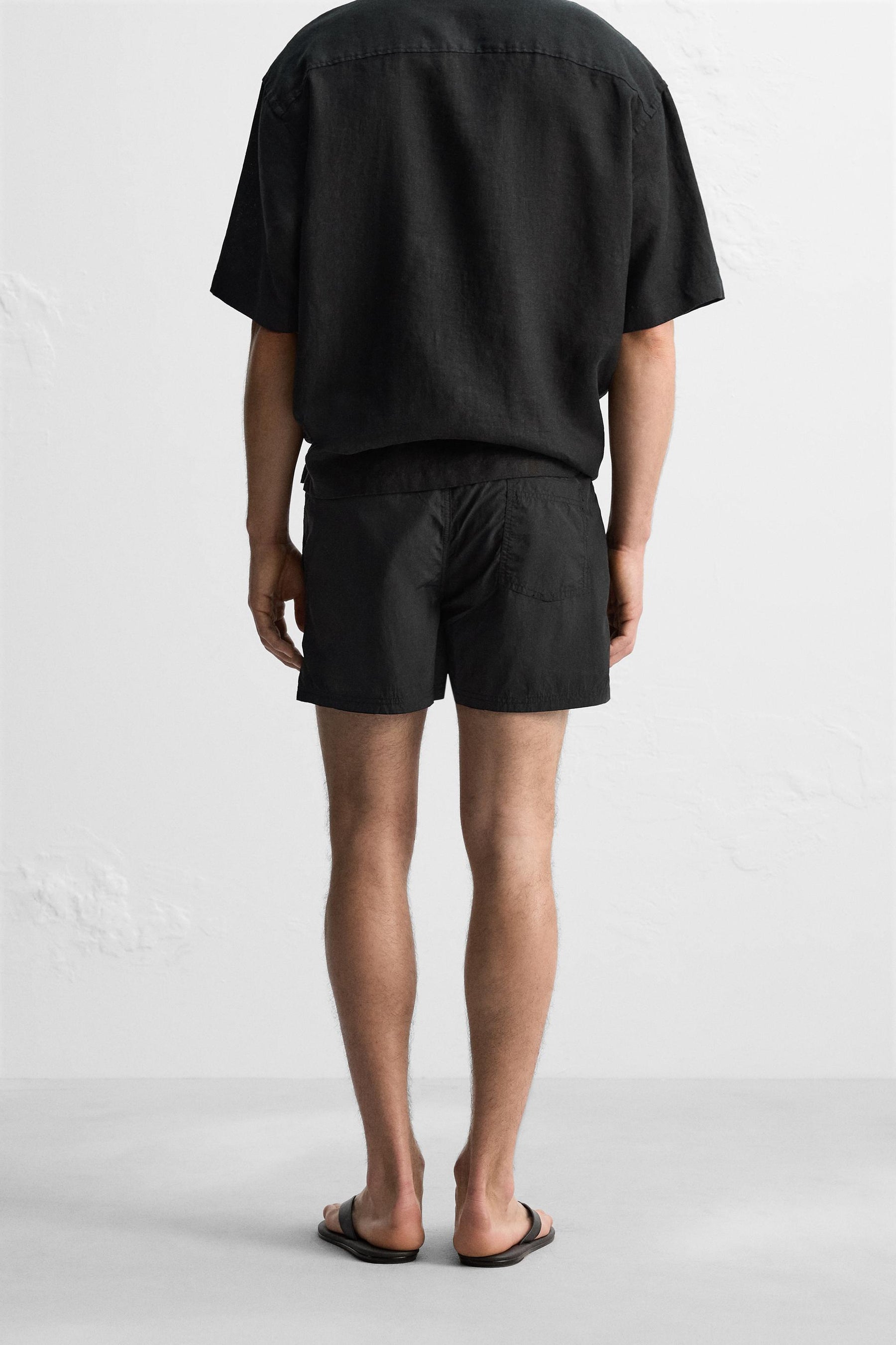 BASIC MID-LENGTH SWIMMING TRUNKS - Image 3