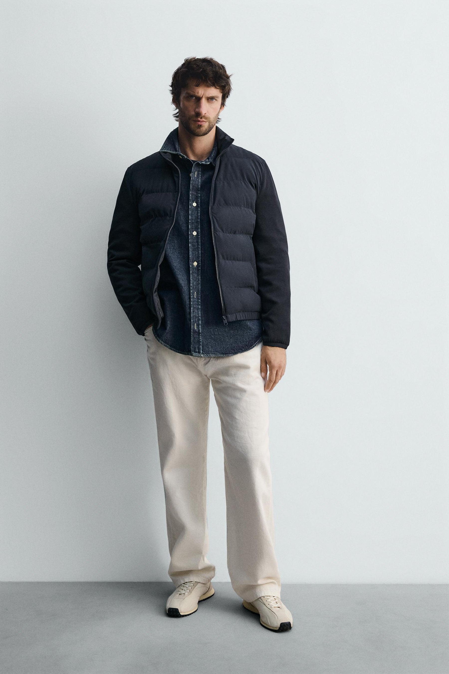 COMBINED QUILTED JACKET - Image 1