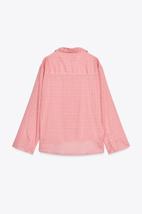 kariertes Pyjamahemd