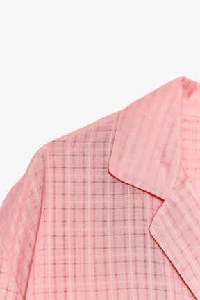 kariertes Pyjamahemd