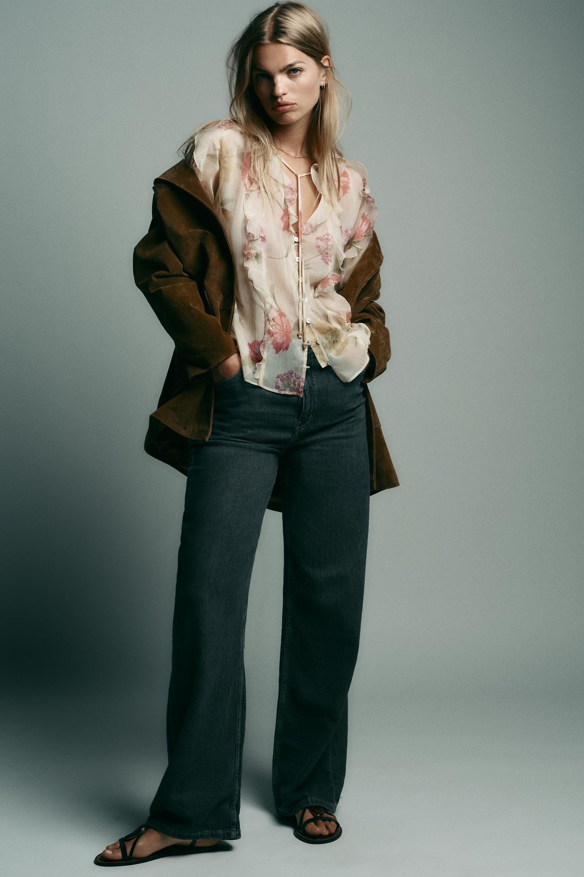 Hemd mit Blumenmuster